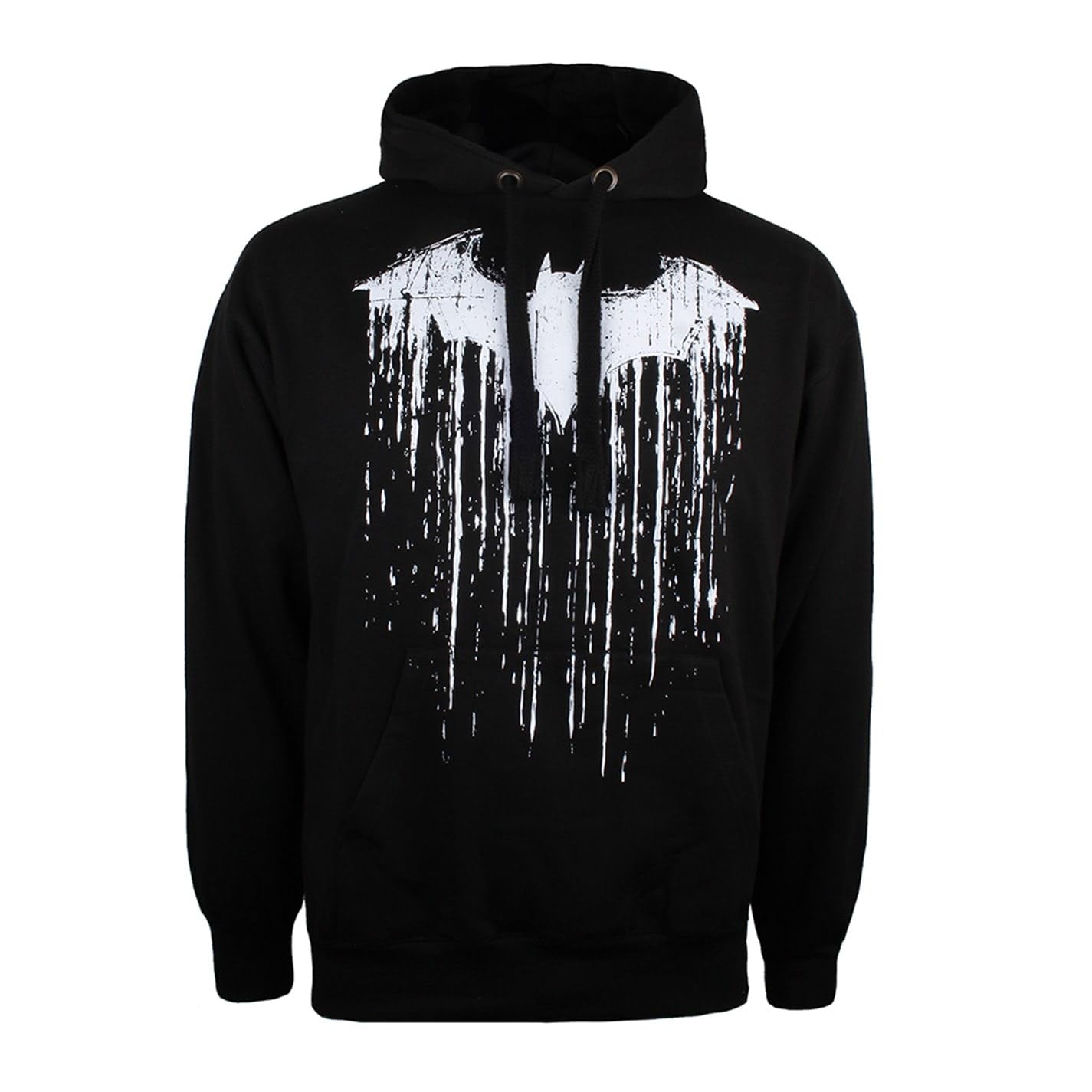 DC Comics Men's Batman Paint Hoodie, Black (Black Blk), XXL UK