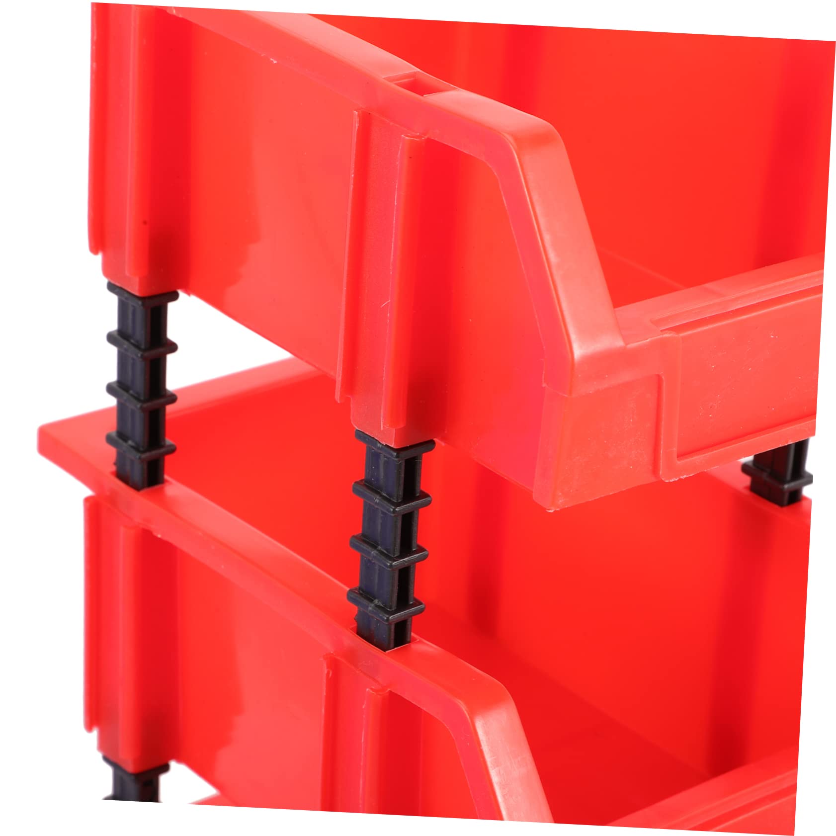 12pcs Plastic Stackable Parts Storage Boxes for Garages and Hardware