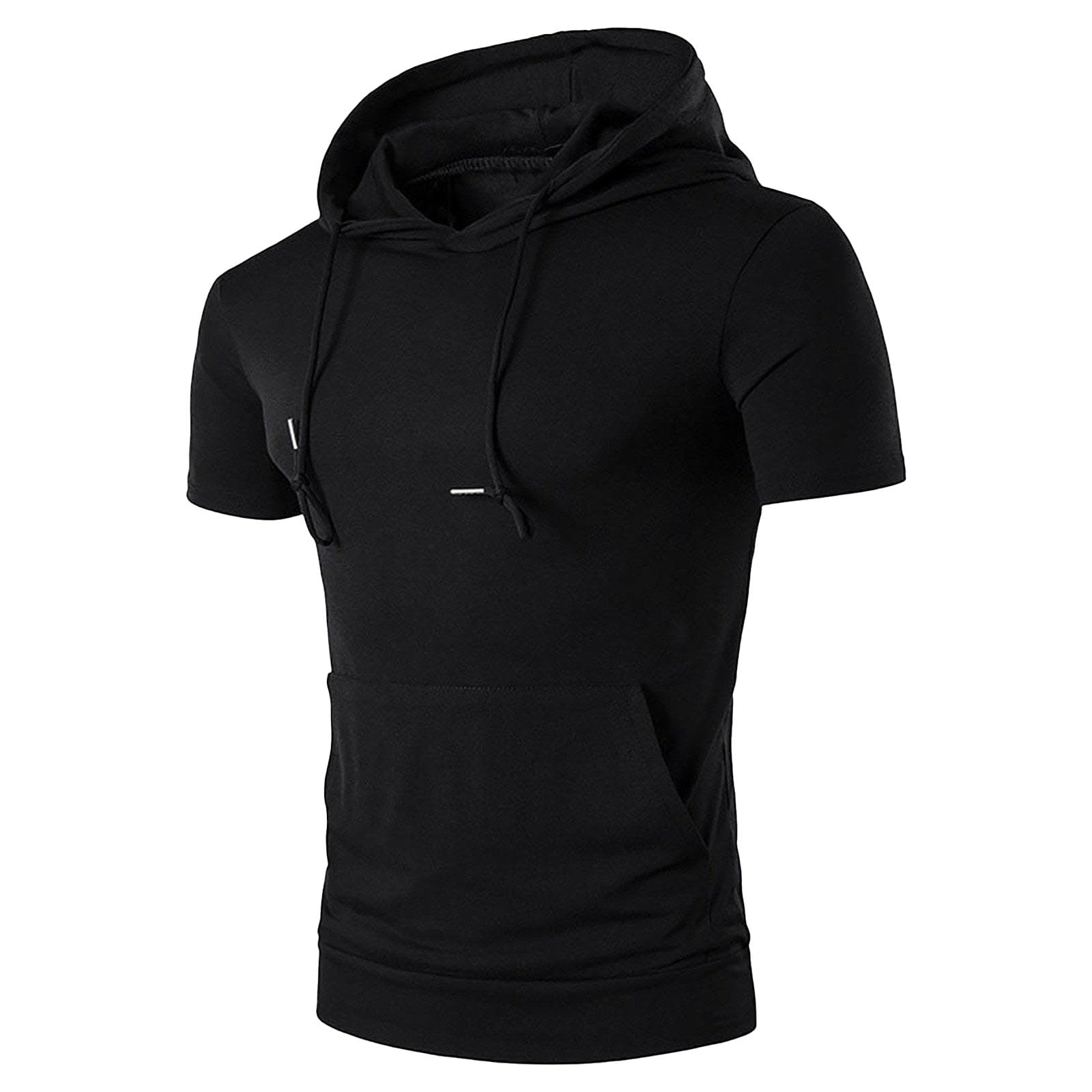 Sweat à capuche décontracté à manches courtes anti-transpiration - 8