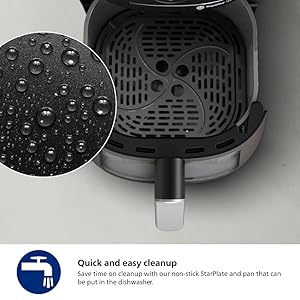 Philips Air Fryer 2000 Series - 13-in-1 functions, 6.6 Quarts, Compact Design with Cooking Window, Black, (NA231/00)