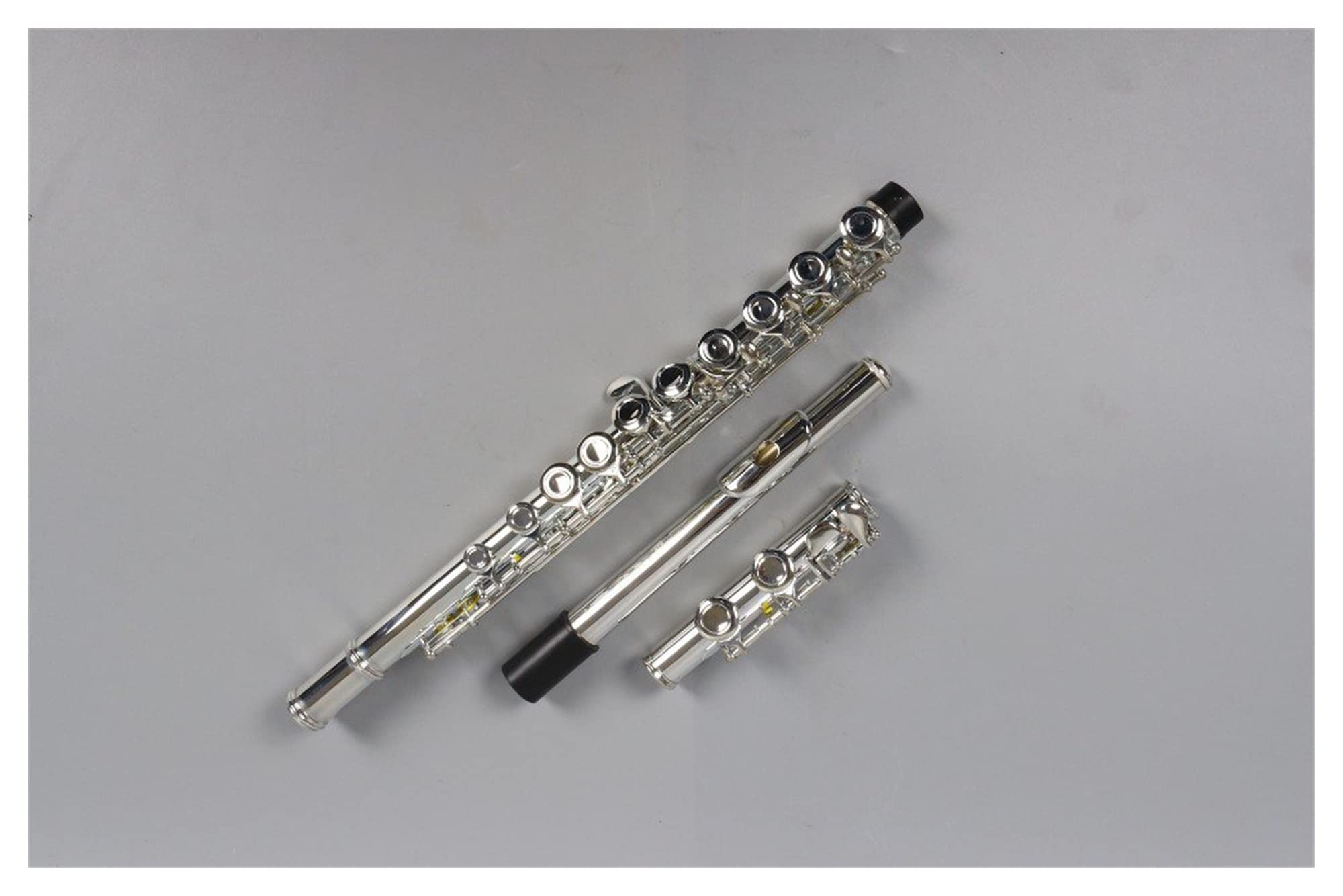 ZUZU 16 Hoyos Flaute E Key Cupronickel Plateado Plateado Concierto Flauta con Paño De Limpieza Guantes De Palillo Bolsa Acolchada Kit Flauta