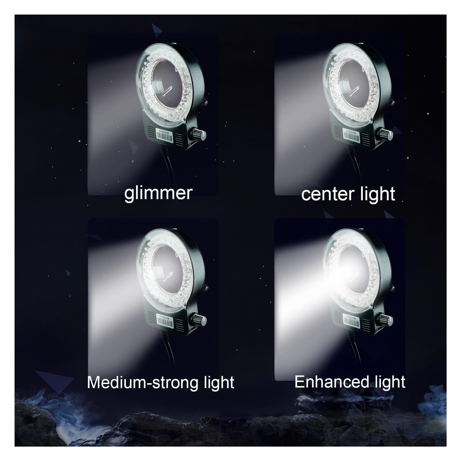 Lámpara iluminadora de Anillo de luz LED for microscopio 56 Flexible