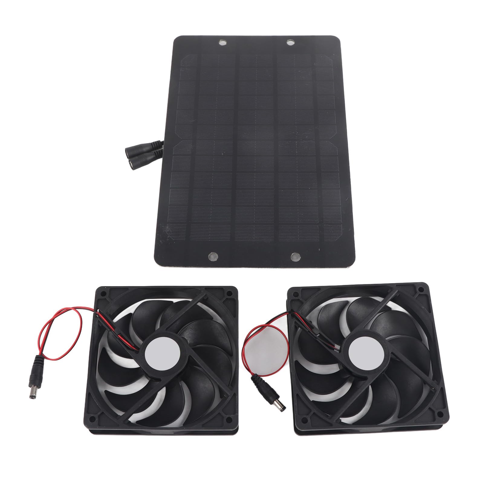 Kit Ventola Solare 10W Con Doppia Uscita - Ventilazione Da Esterno Per Serre, Cucce, Camper - Energy Solare - Foto 12