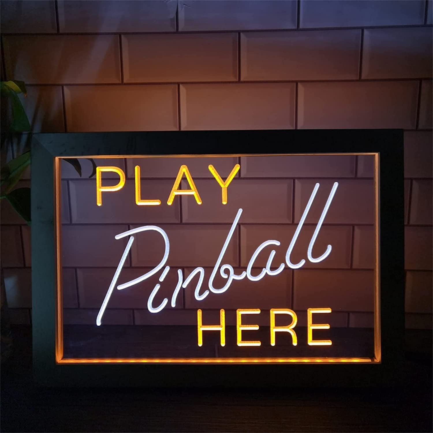 Enseigne néon LED Pinball Room pour décoration murale de salle de jeu