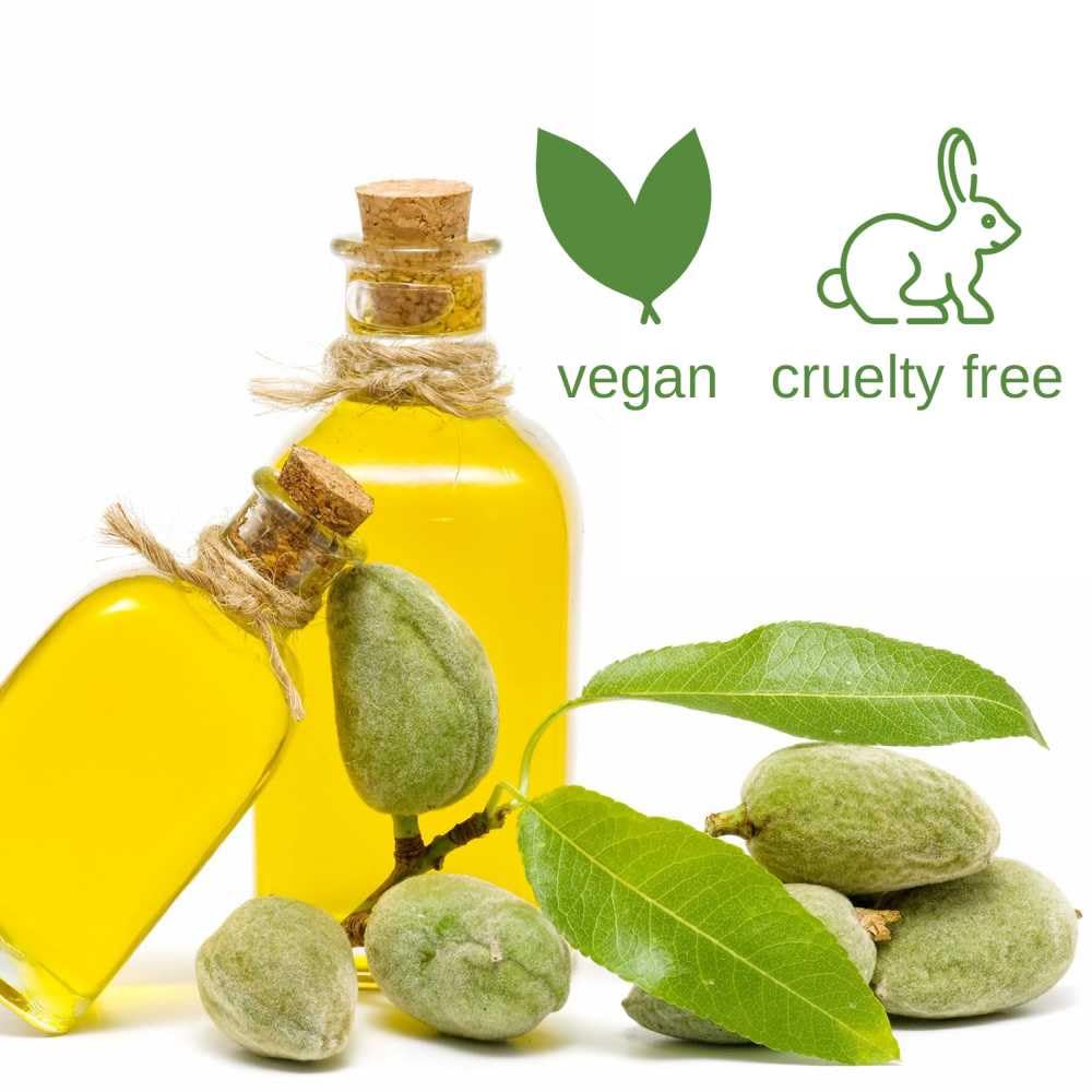 Kitama Olejek migdałowy, 100% czysty, 5000 ml (5 litrów), naturalny olejek dla niemowląt, naturalny olejek pielęgnacyjny do skóry i włosów – idealny do aromaterapii jako podstawowy olejek do masażu
