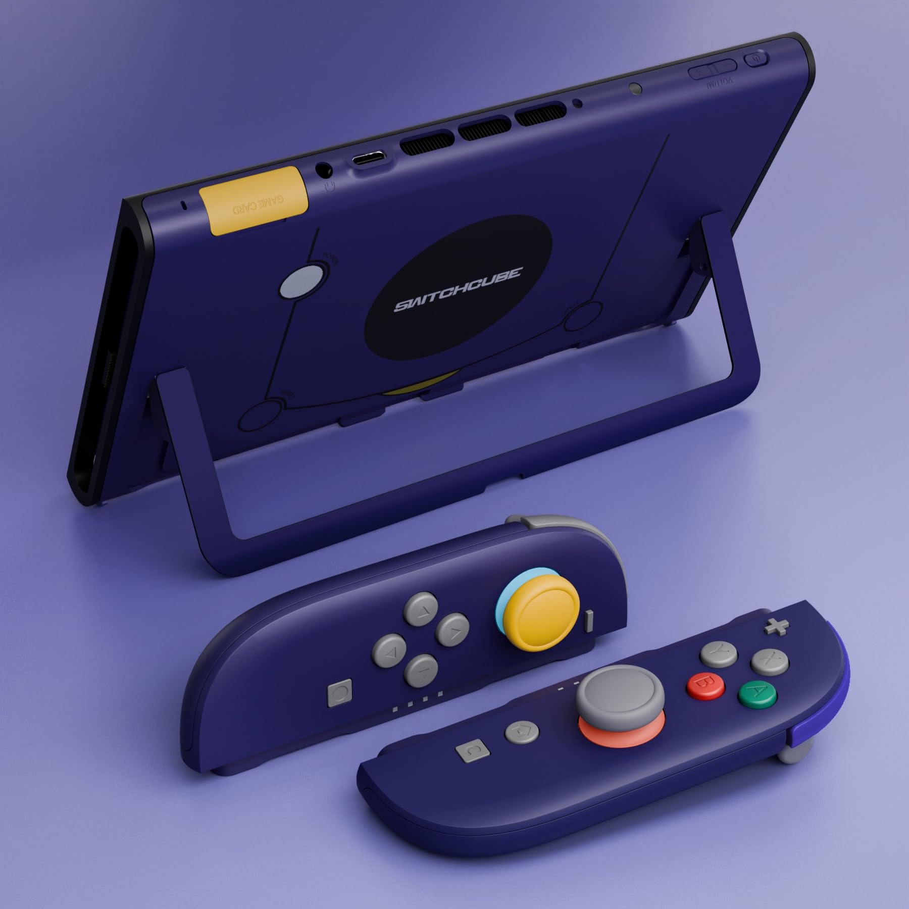 eXtremeRate DIY-Ersatz Full Gehäuse & Tasten für Nintendo Switch 2 Konsole, Deluxe Version Custom Faceplate/Rückplatte/Joy Con Shell Set