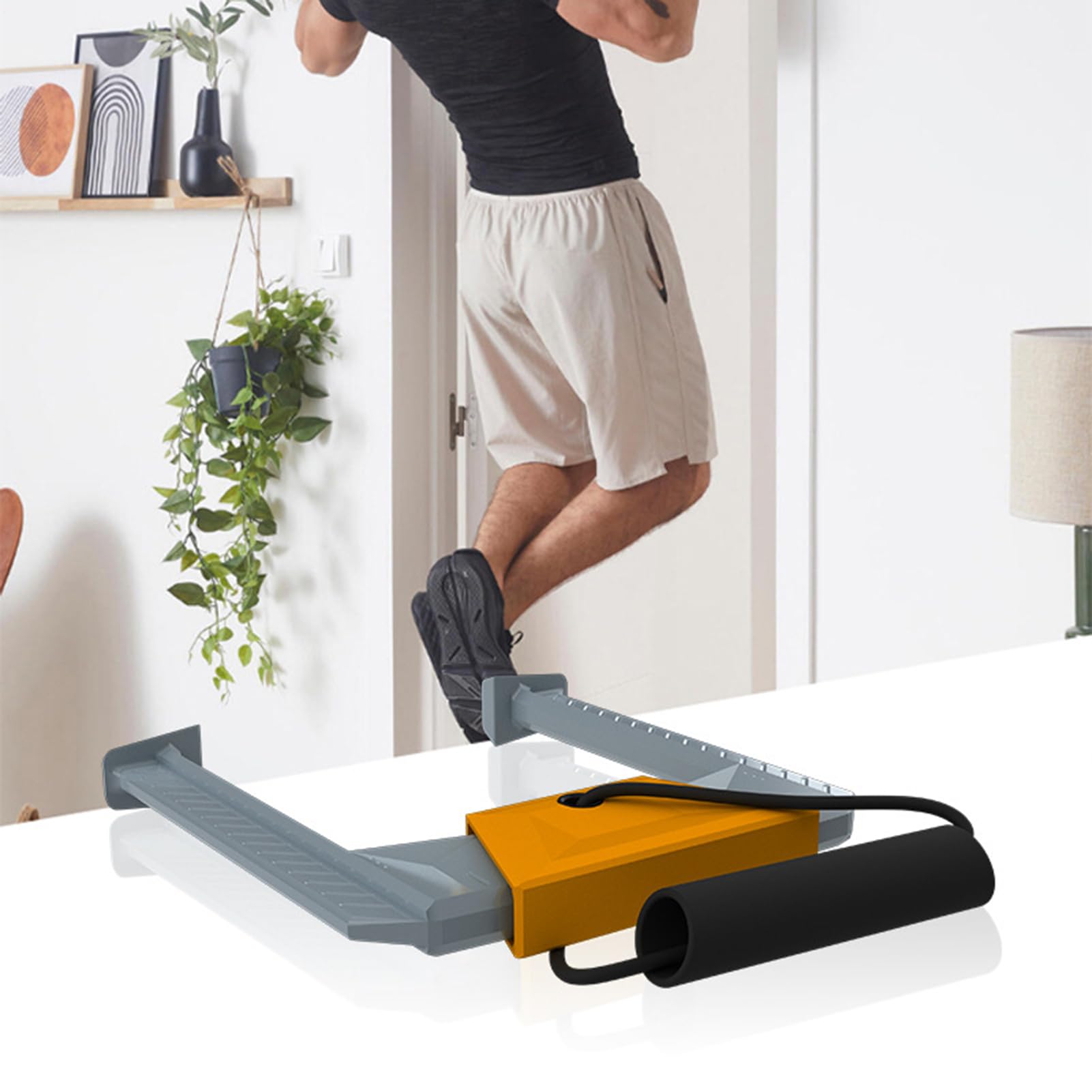 Sbarra per Trazioni da Porta Compatto Portatile Antiscivolo | Barre per Trazioni Porta Casa Adatto a Fitness Allenamento in Interno ed All'Esterno Viaggio e Ufficio