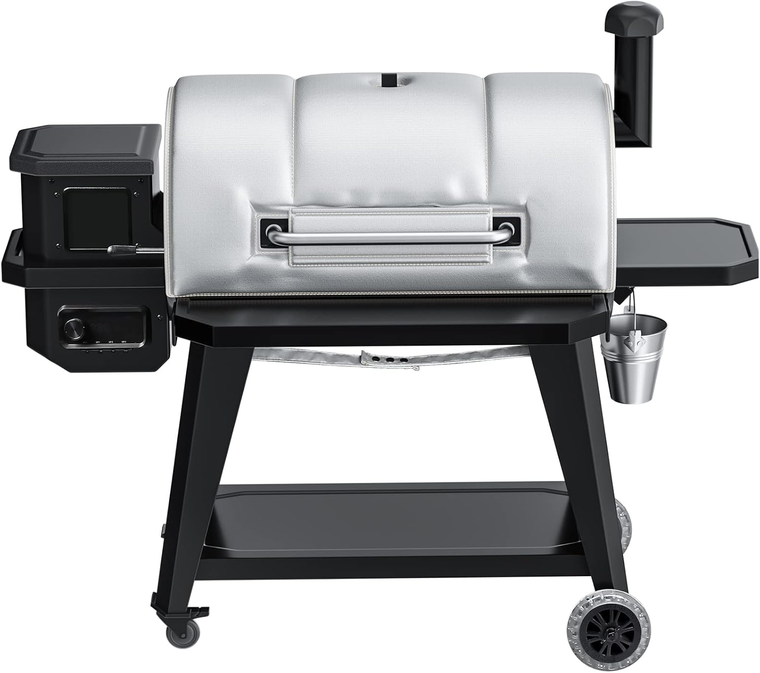 Grill Thermal Insulated Blanket for Pit Boss Pro V3 1150 Pellet Grill fits Pit Boss Pro Series 1600 PB1150PS2 PB1150PS3 PB1150G PB1100SP Wood Pellet Grill Smoker Insulation Blanket for Winter Cooking