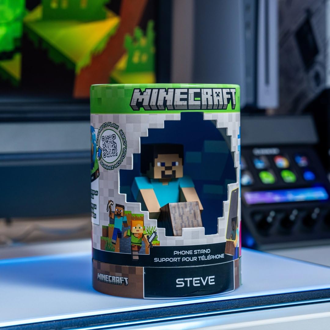 Minecraft Steve Controller Halter - Offizielle Merchandise Figur 11 Cm