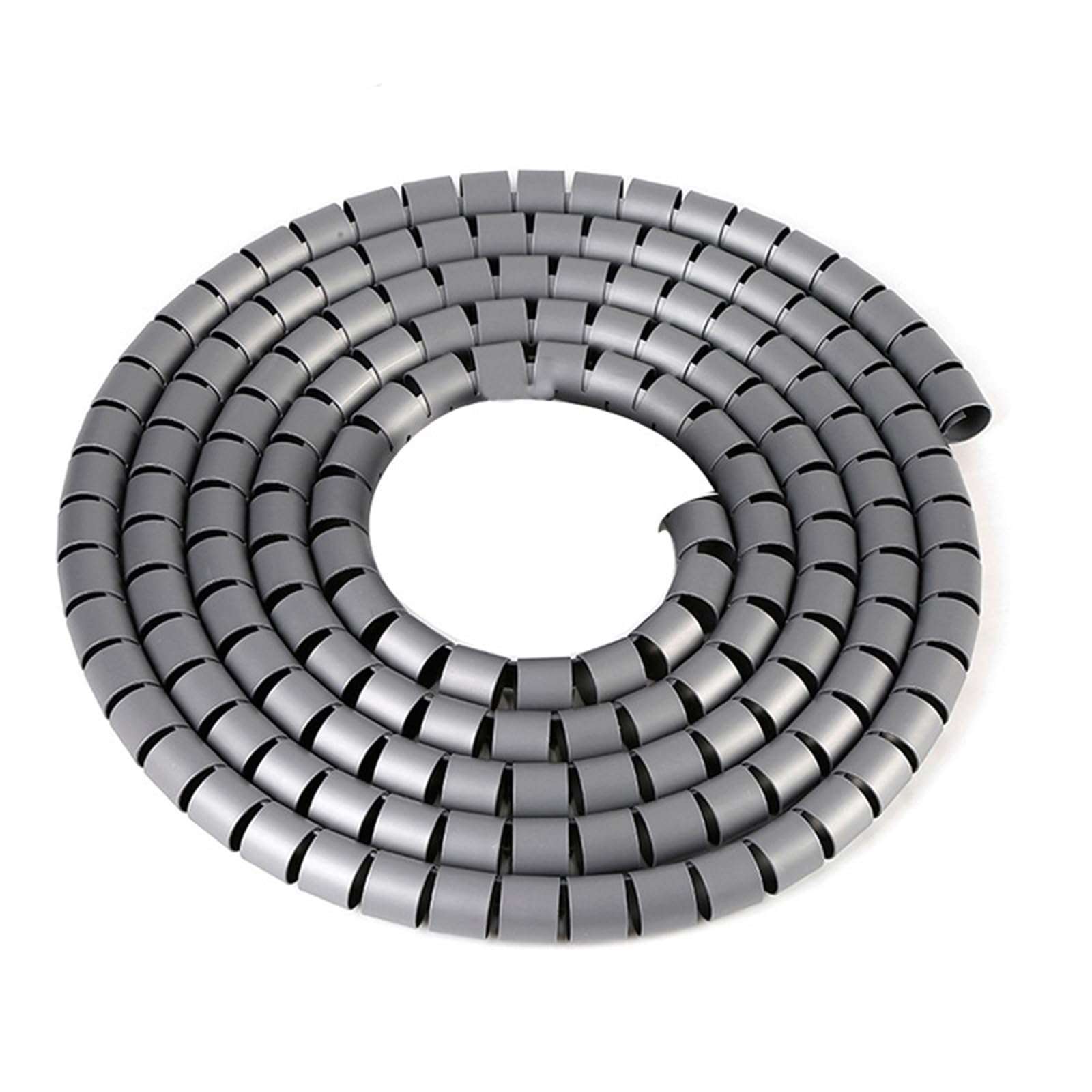 Manguito de Cable en Espiral, 1 Metro, Manguito Protector for 8 mm, 10, 16, 22, 28 y 32, Tubo(Gray,8mm 1 Meter)