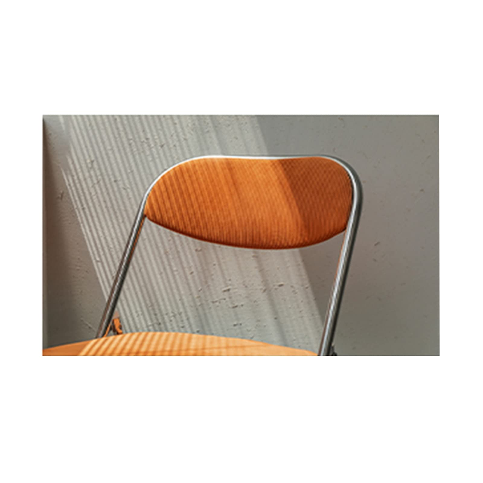 Klapstoel, Comfortabel, Stil, Rugleuning, Voor Gasten, Bezoekers En Tijdelijke Kantoorstoelen (Color : Caramel Klapstoel, Comfortabel, Stil, Rugleuning, Voor Gasten, Bezoekers En Tijdelijke Kantoorstoelen (Color : Caramel