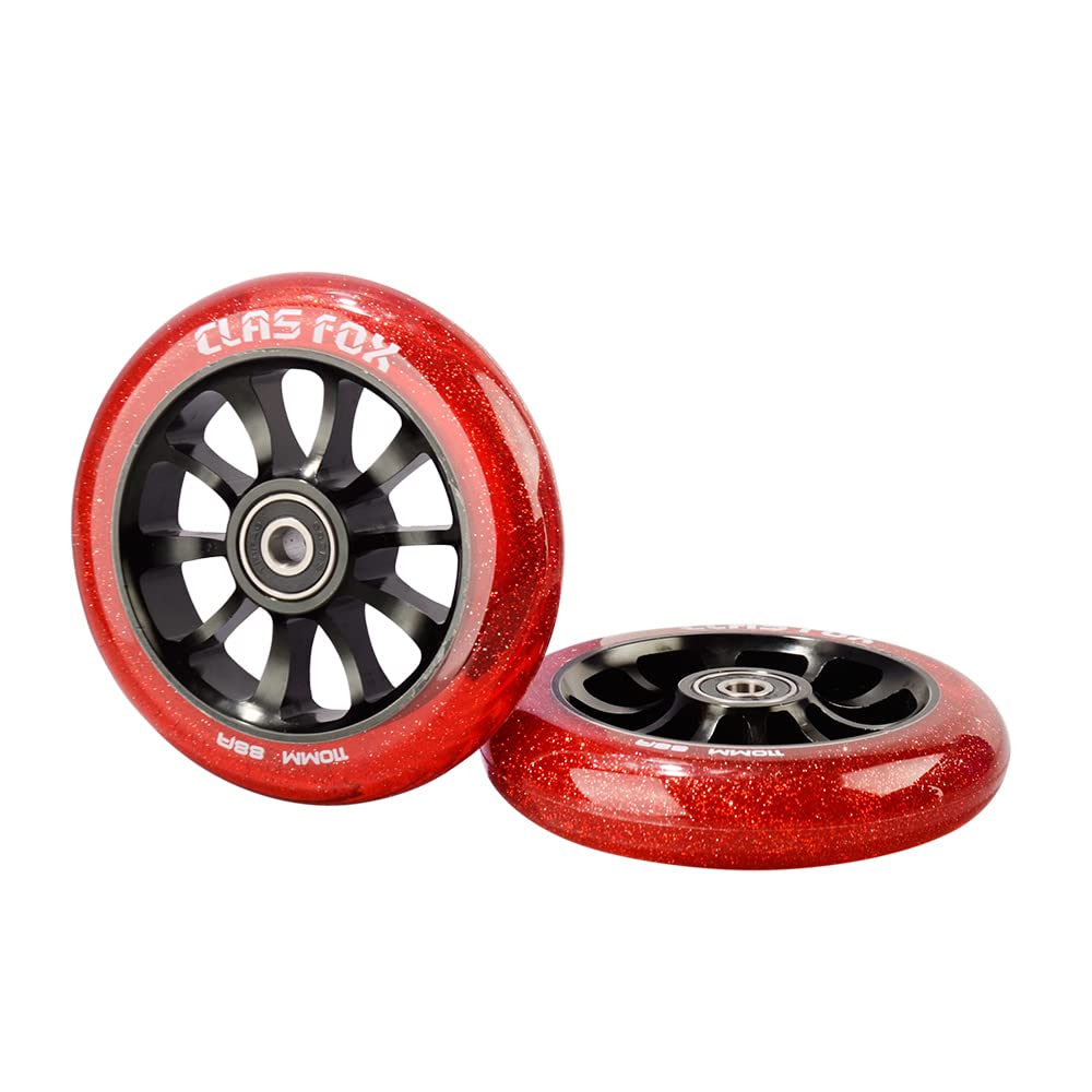 Ruote Per Monopattino Stunt 110mm Blu Solido – 88A + Cuscinetti ABEC 9 (Kit 2X) Da HPS