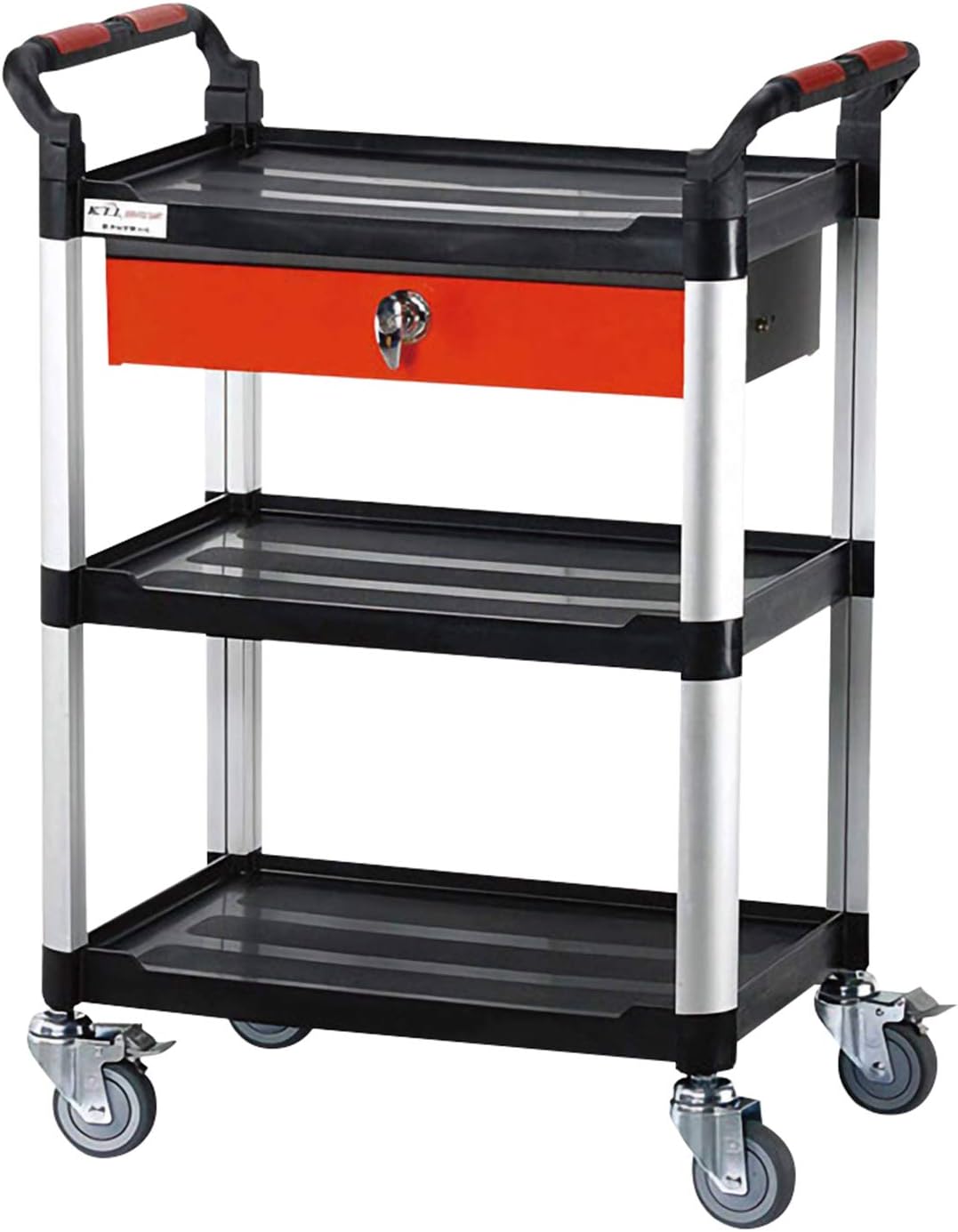 Eiger KT-301 Tool Wagon Plus One Variation Plate, 3 Tiers, 1 Drawer
