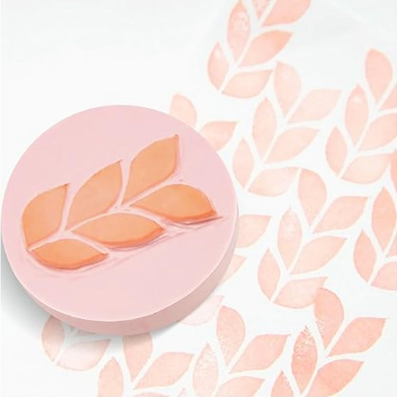 Jeanoko 30PCS 5x5x1cm Pink Rubber Stamp Carving Blocks, Easy Cut Multipurpose Rubber Stamp Blocks for for Printmaking Supplies Stamp Maker,Soft Rubber Carving Blocks Craft (Round)