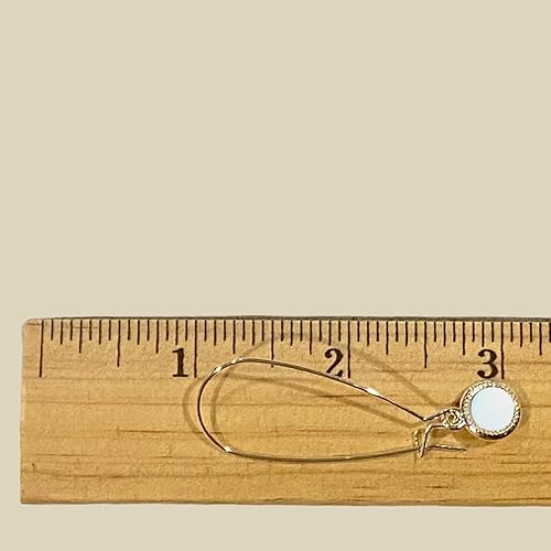 Miniatura 33 de Bottled Up Designs Handmade Long Drop Earrings, Sterling Silver, Eco Friendly, Recycled Vintage Bottles, Made in USA, Birthday Gifts, Mothers Day