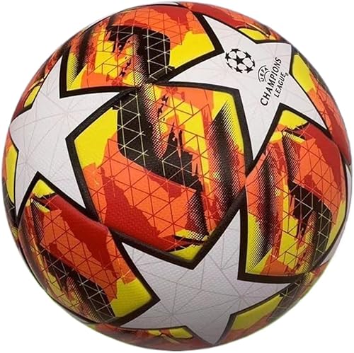 Miniatura 37 de Balón de fútbol de la liga Dorhob tamaño 5 y tamaño 4, balón de partido enlazado térmicamente con costuras sin costuras - Cuero PU profesional de