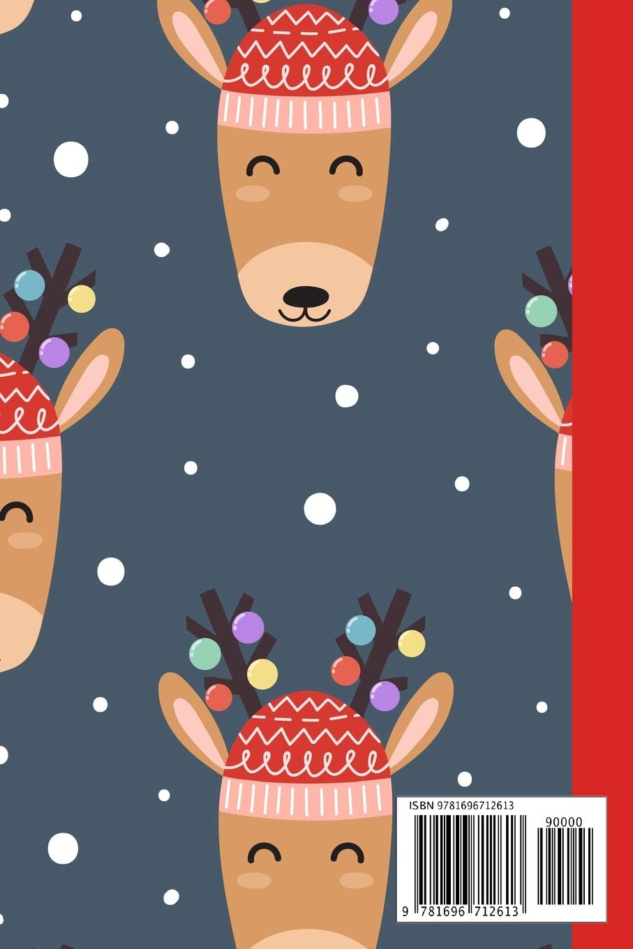 Dear Santa - Letters to Santa: Christmas Diary and Sketchbook with Spot for Wish List - Holiday Activity for Kids - Reindeer with Colorful Lights Pattern Cover - Journal Notebook (6 x 9 inches) image 2