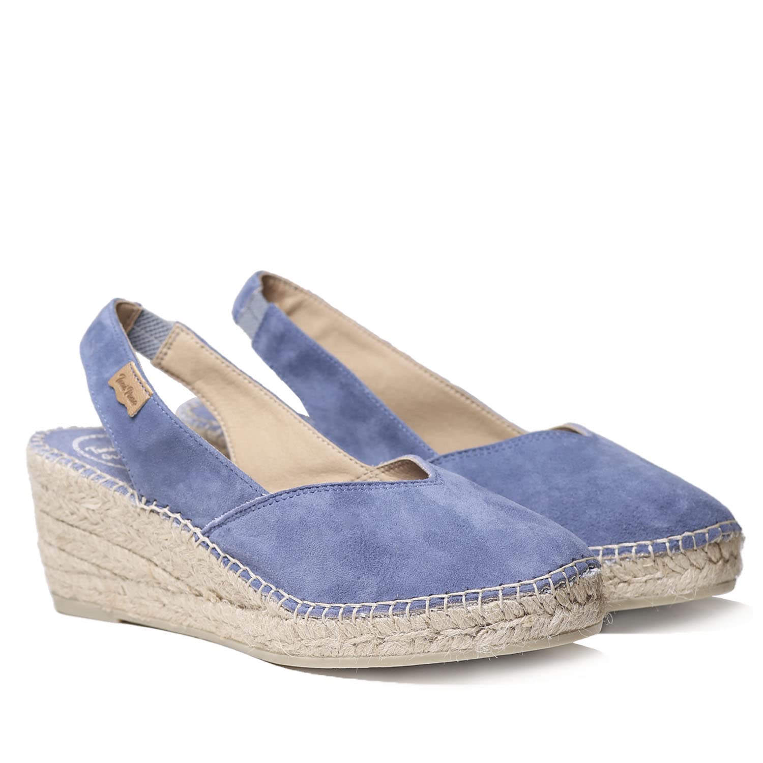 TONI PONS Betty-A - Espadrille compensée Femme en Daim.