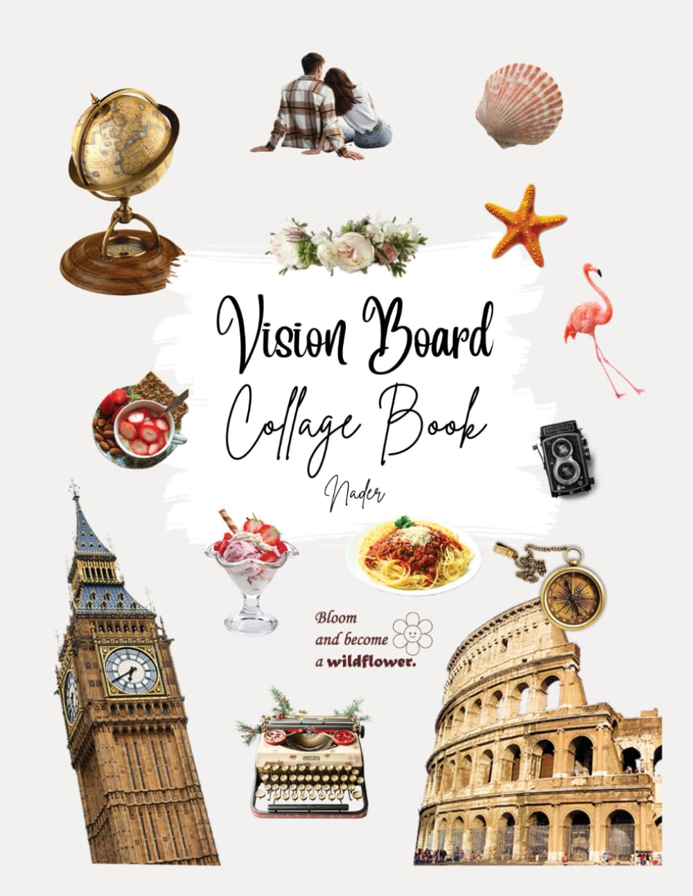 Vision Board Collage Book: Vision Board Images, Vision Board Supplies, Vision Board Kit for Manifestation