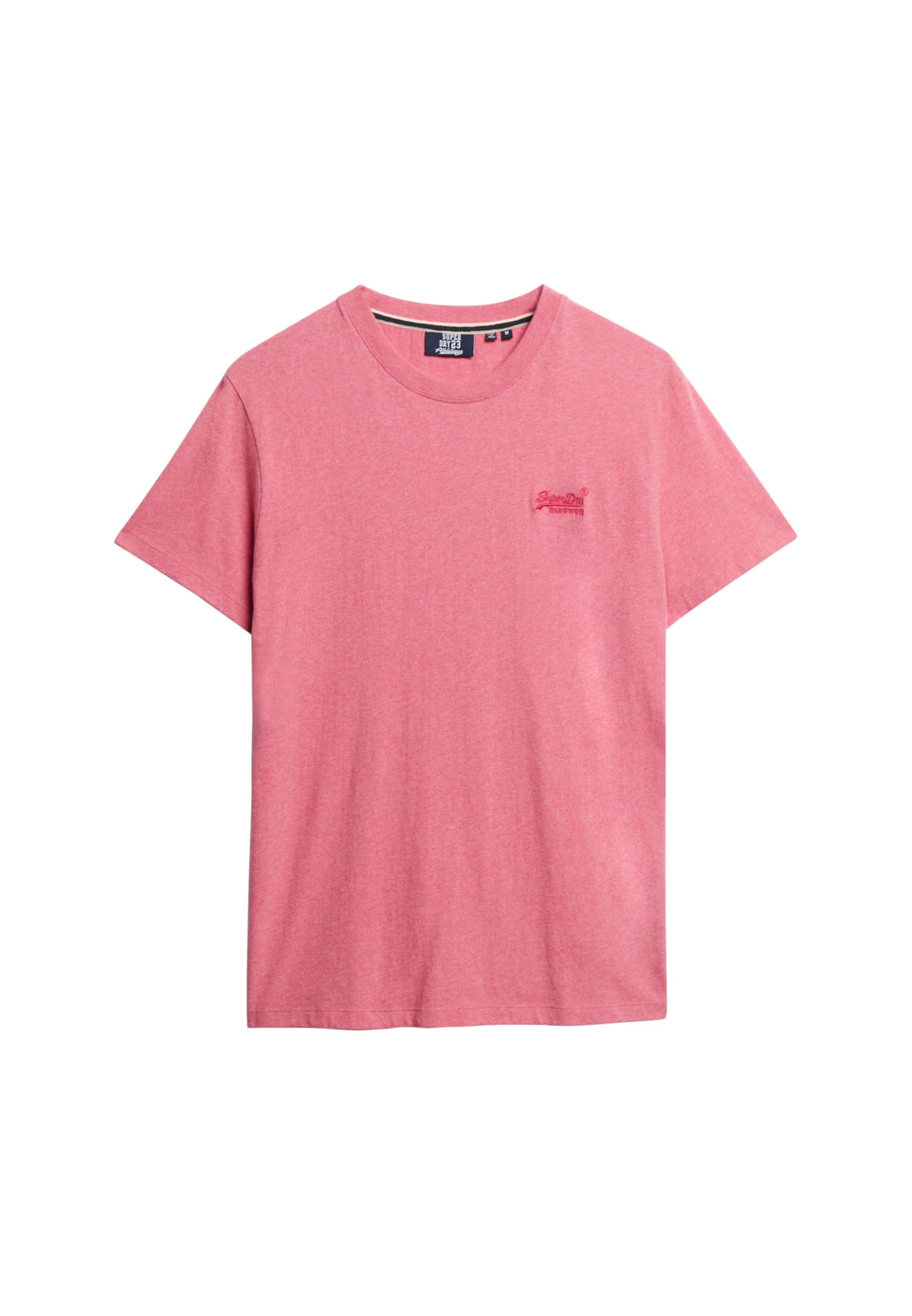 Superdry Essential Logo Embroidered T-Shirt - Pink