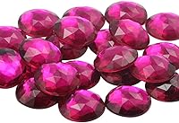 Vista 20 de Joyas de diamantes de imitación acrílicos redondos con parte trasera plana de 0.709 in, adornos de gemas de plástico para cosplay, disfraces