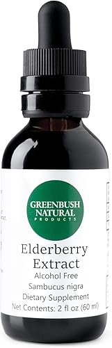 Greenbush Saúco  Extracto líquido de 4 onzas  Impulso inmunológico y salud respiratoria