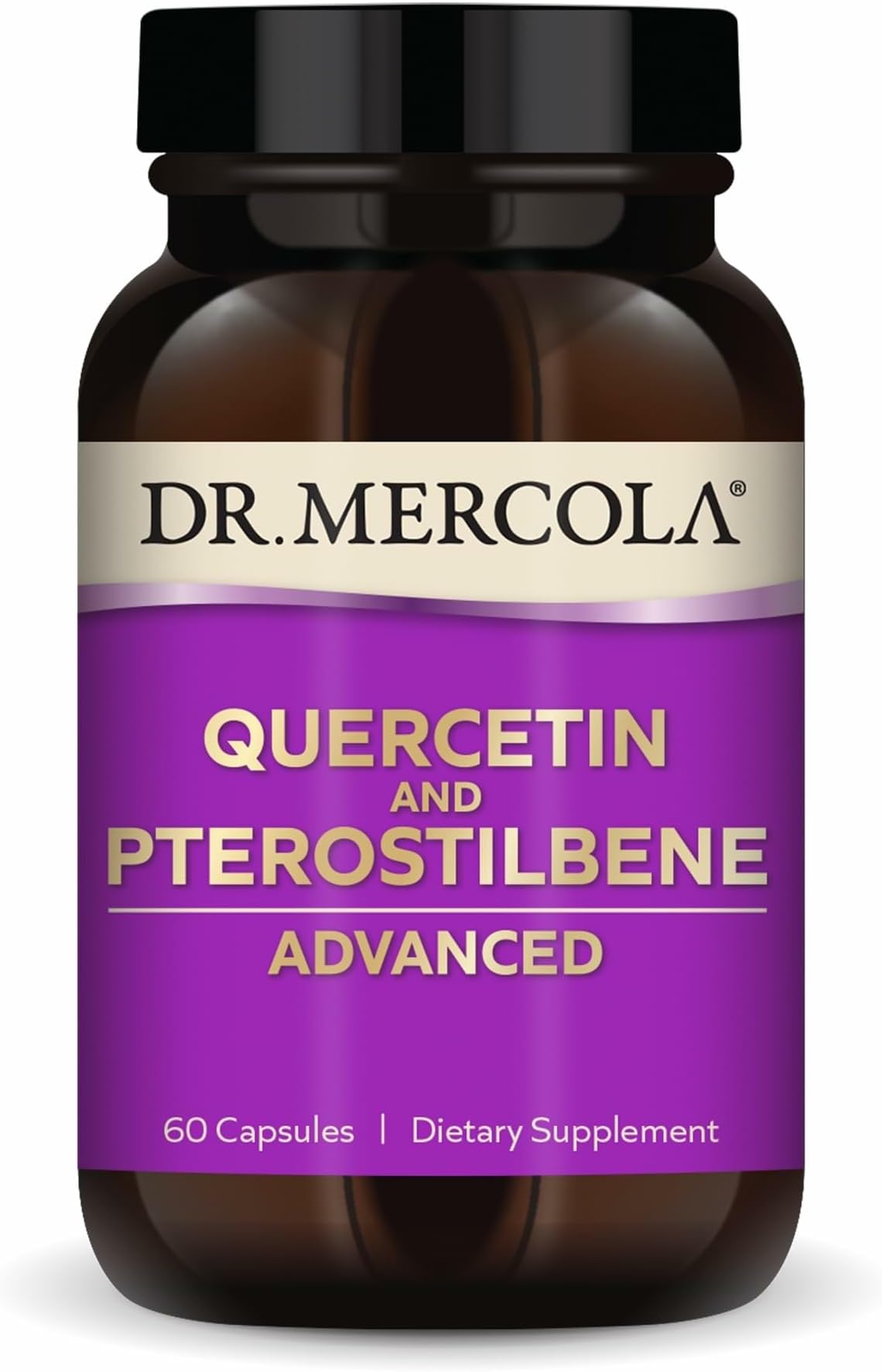 Quercetin & Pterostilbene Advanced Dietary Supplement, 30 Servings (60 Capsules), Supports Lung Health, Non GMO, Soy Free, Gluten Free