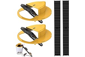 2 Pack Mouse Rat Trap Bucket, Automatic Reset Bucket Lid Humane Rat Traps