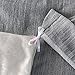 JELLYMONI Grey Duvet Cover Set, 3 Piece Luxury Button Bedding Set, Ultra Soft Breathable Microfiber, Easy Care, Simple Style, Solid Gray Duvet Cover Queen Size(No Comforter)