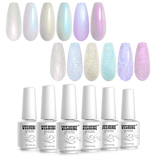Vishine 15ml Crystal Jelly Sheer Pink Rose Gel transparente Esmalte de uñas Gel translúcido Soak Off UV LED Gel Esmalte de uñas Color claro DIY Manicure Nail Salon