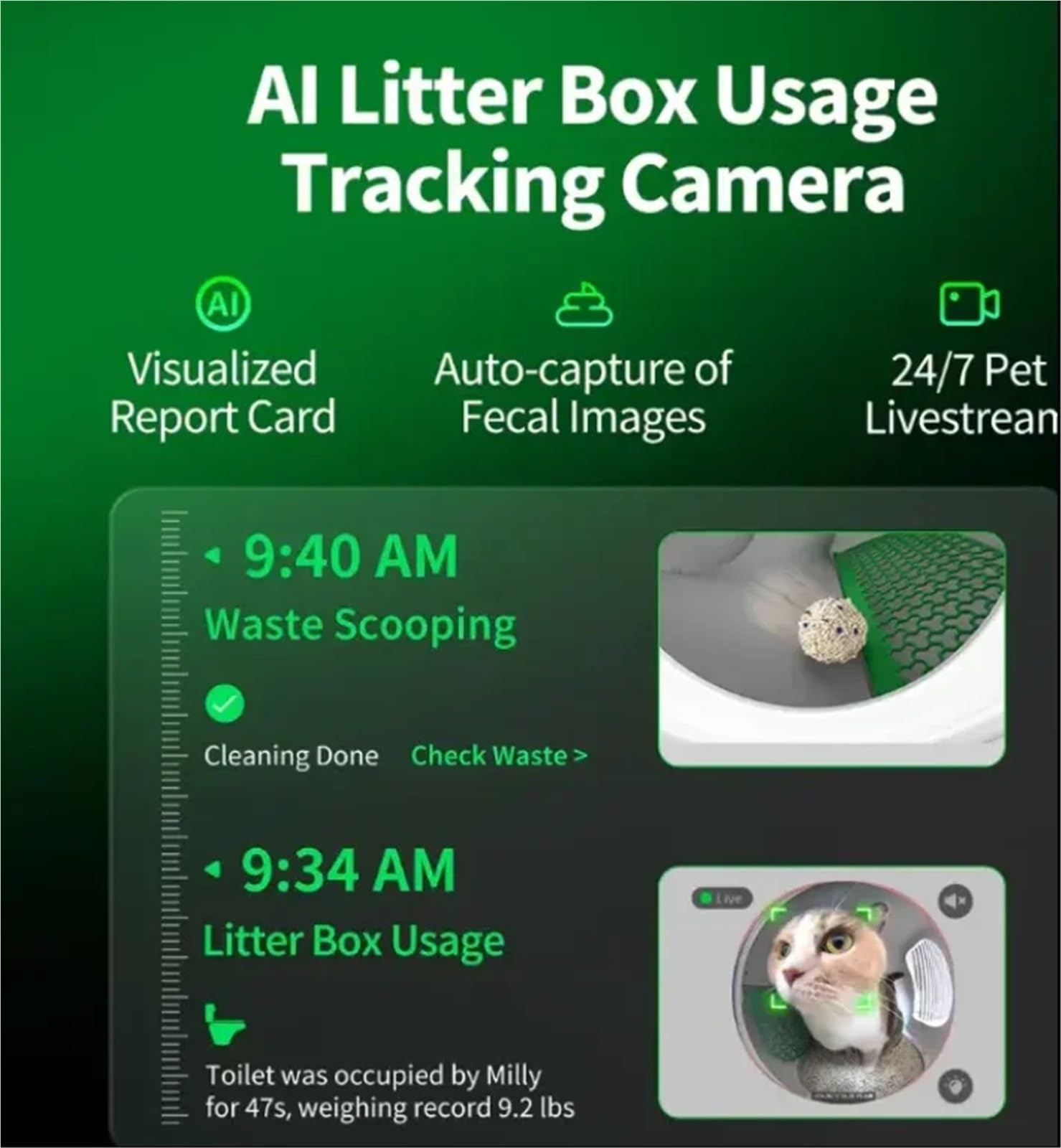 Compatibile con la lettiera PETKIT PUROBOT MAX PRO