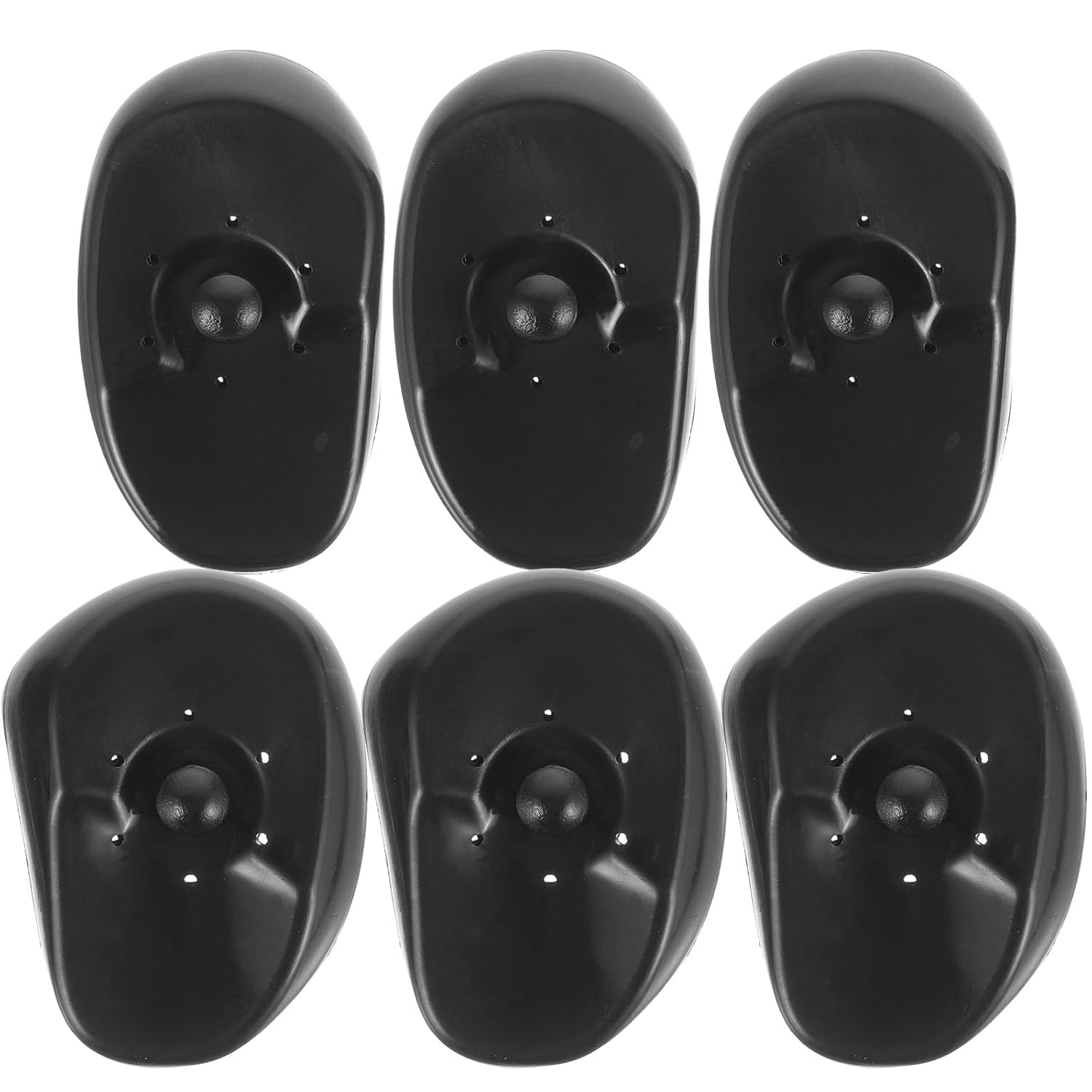 SEWACC Hair Dye Ear Covers 6 Pieces Waterproof Ear Protectors for Salon Hair Coloring Unisex Hairdressing Use
