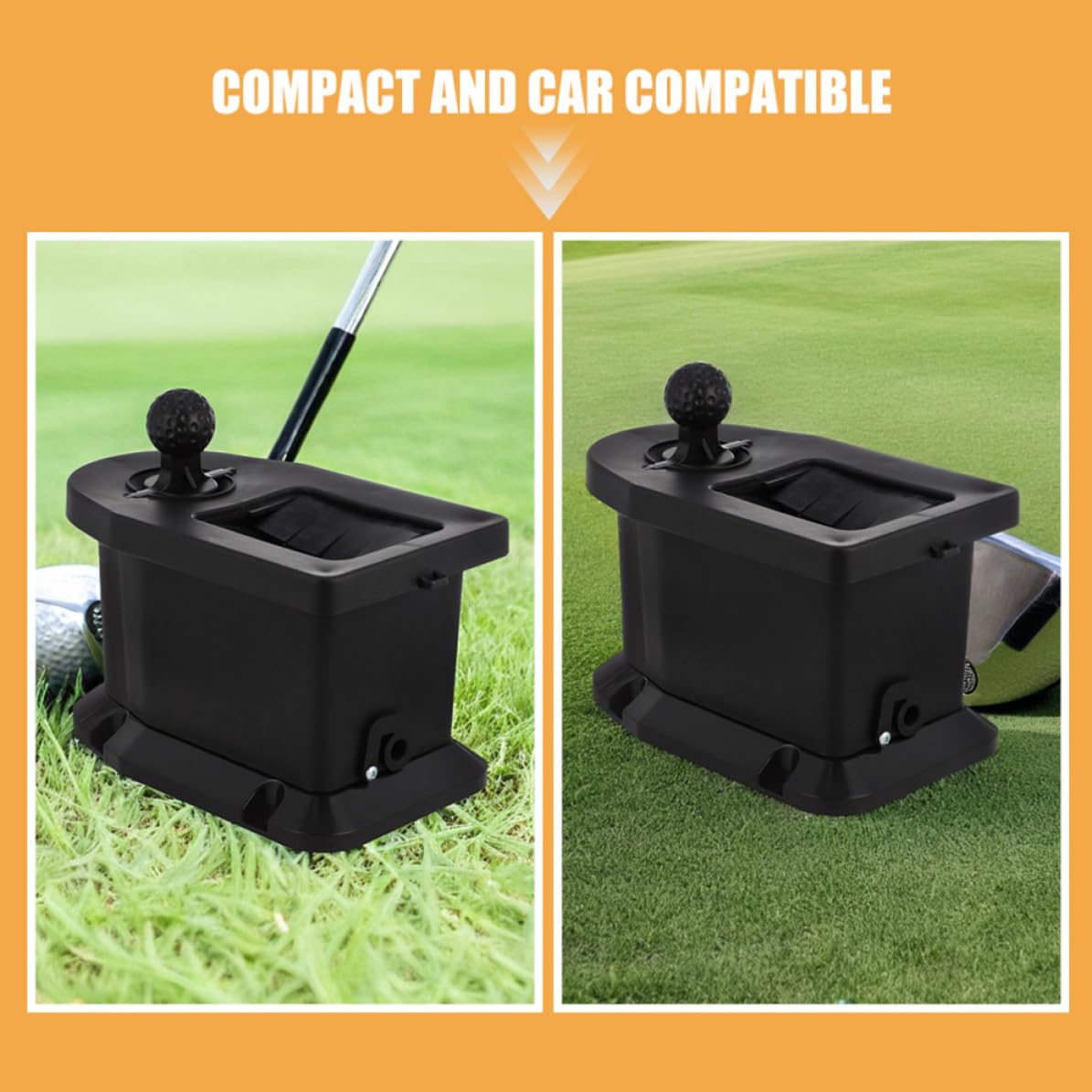 Homoyoyo Kit de Limpieza de Golf Limpiador Portátil de Palos de Golf Plástico Negro en Casa y Viaje