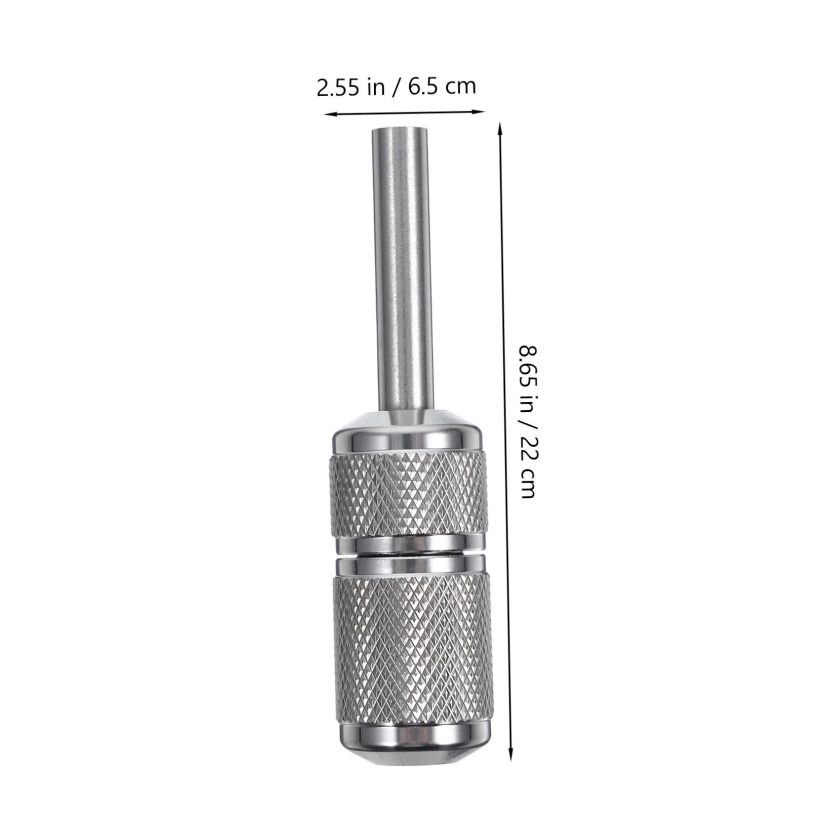 3piezas Mango De Acero Inoxidable Autocierre Para Herramientas De Arte Corporal Grip Para Tatuajes Resistente y Cómodo Para Artistas Profesionales y Principiantes