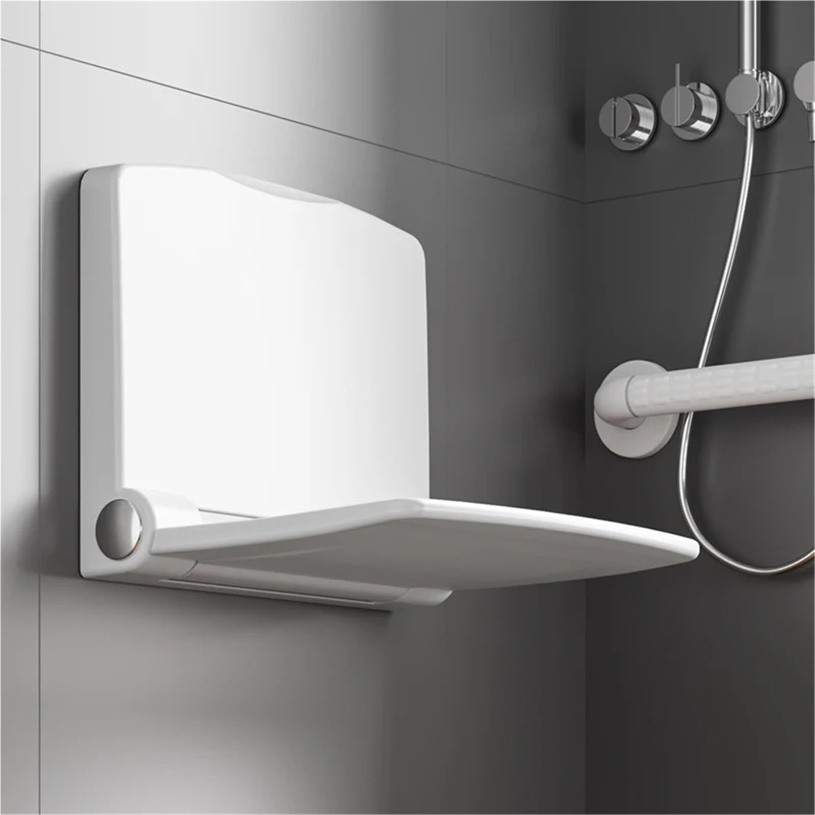 Sedia Doccia A Muro Sgabello pieghevole da bagno