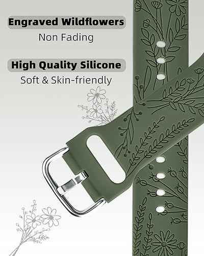 Miniatura 4 de Dijes para correa de reloj (correa incluida), compatible con Apple Watch Band de 1.496 pulgadas, 1.575 pulgadas, 1.614 pulgadas, correas de silicona