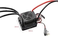 Vista 8 de GoolRC 120A sin escobillas ESC controlador de velocidad electrónico T Plug 5.8V 3A BEC para 1/8 RC coche
