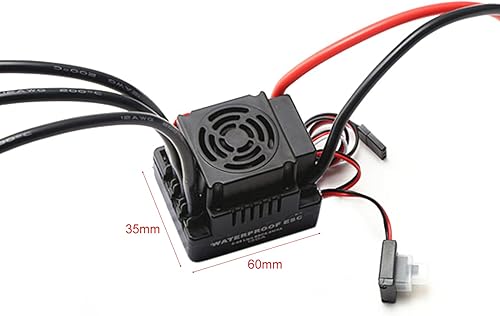 Miniatura 8 de GoolRC 120A sin escobillas ESC controlador de velocidad electrónico T Plug 5.8V 3A BEC para 18 RC coche