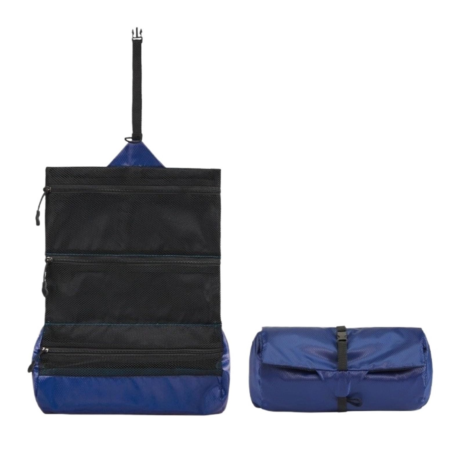 Bolsa de Aseo Plegable portátil Gran Capacidad, Bolsa Lavado Impermeable for Viaje Negocios, cosméticos, 1 Uds para Viajar(Dark Blue)