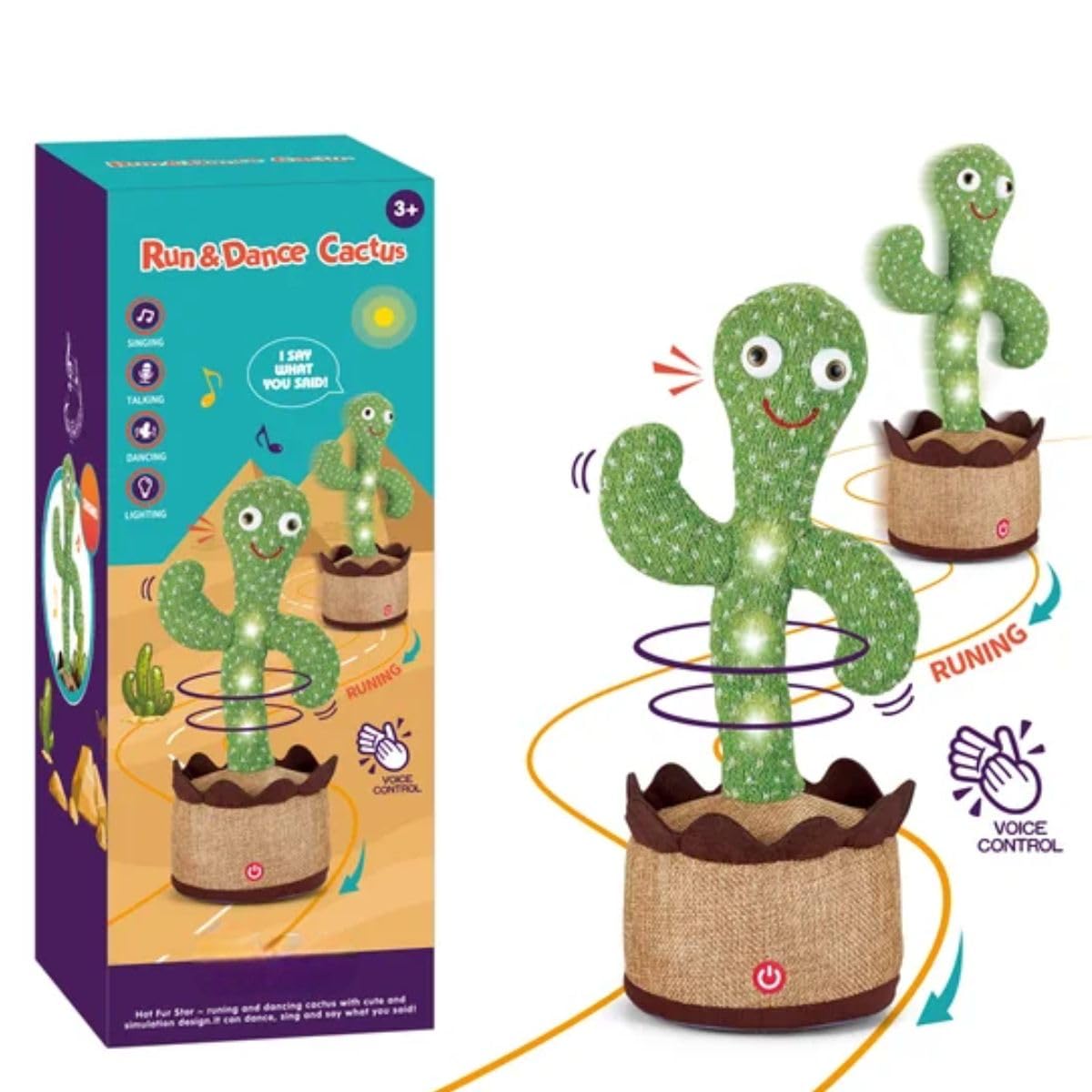 The Ng Art Dancing Cactus with Run System Music and Talking New Soft Toys New Update Run with Dancing Best Gift Your Children New Dancing Cactus (Multicolor) (B0BN8VWQP2) Amazon Price History, Amazon Price Tracker