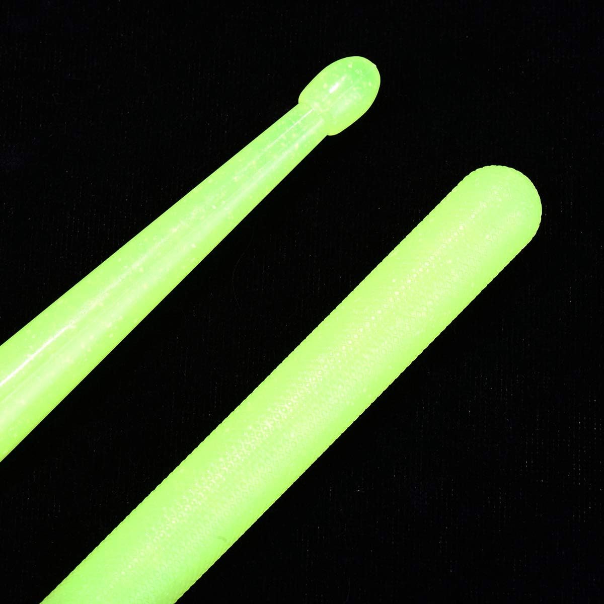 Drumsticks 5A Nylon for Drum Set Night light Plastic Cool Glow Drum Sticks Strong Musical instrument Percussion Accessories for Adults Kids Professional(Fluorescence) : Musical Instruments