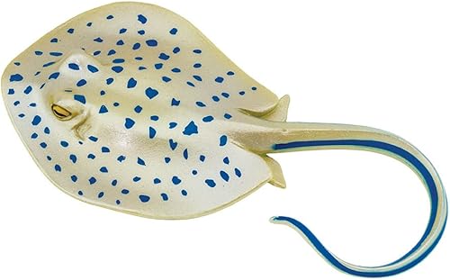 Miniatura 2 de Safari Ltd. Figura de rayo manchado azul, figura realista de 6.5 pulgadas, juguete educativo para niños, niñas y niños a partir de 3 años