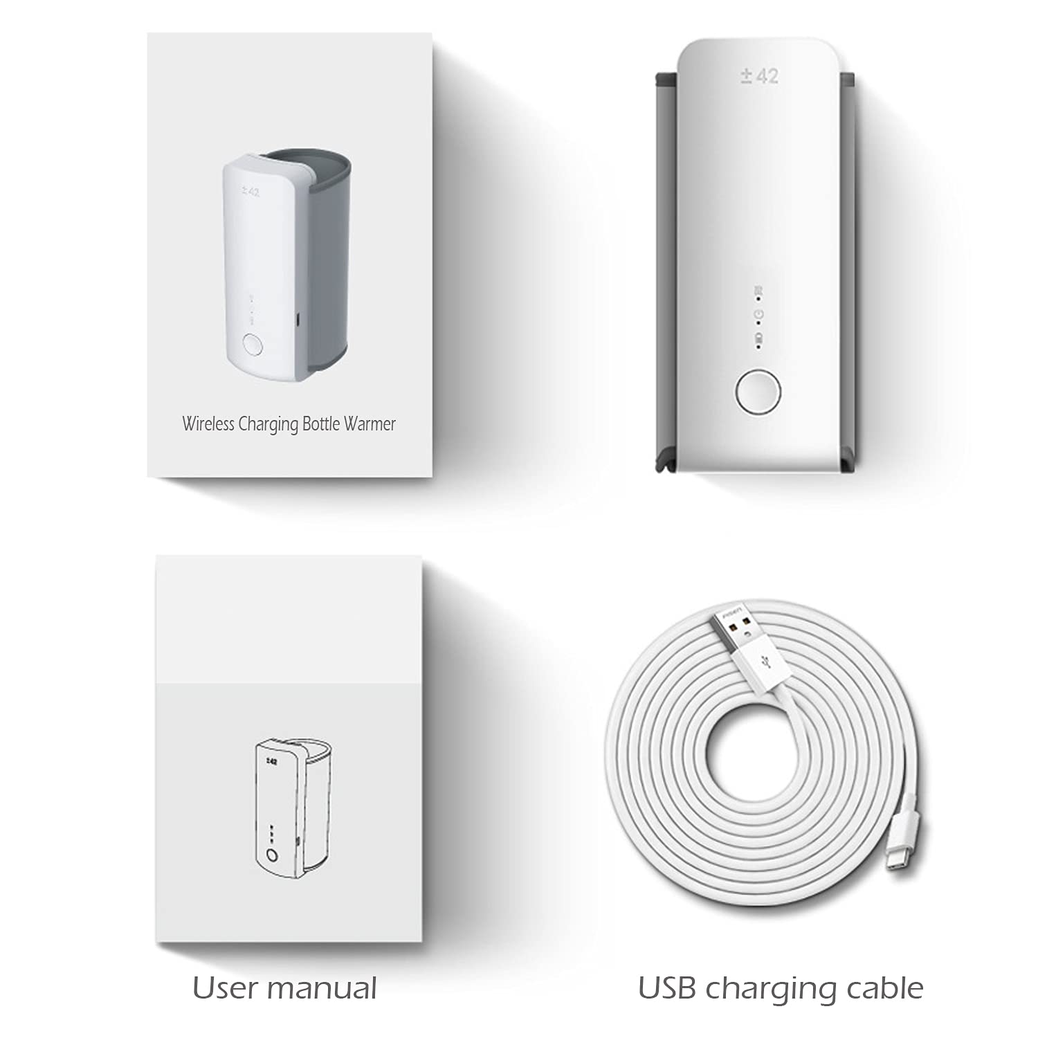 Przenośny podgrzewacz do butelek dla niemowląt o stałej temperaturze butelka sterylizator USB akumulator butelka mleka podgrzewacz podgrzewacz opiekuna