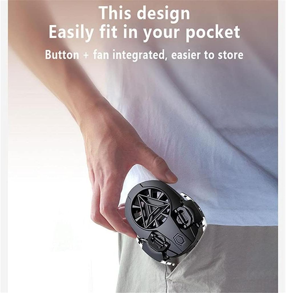 Multi-Function Mobile Phone Game Cooler System Holder Stand Radiator Gamepad Cooling Fan