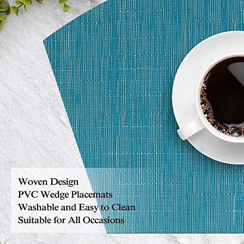 Tapetes redondos de PVC em formato de cunha para mesa redonda decorativa jogo de mesa para mesa de j