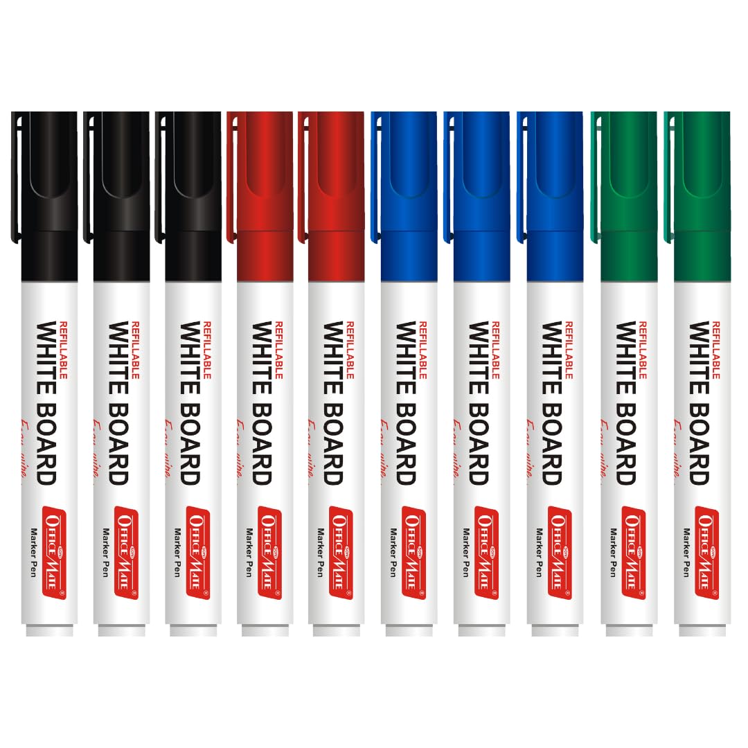 Soni Officemate Whiteboard Fine Marker Pack Of 10 Amazon.in Home