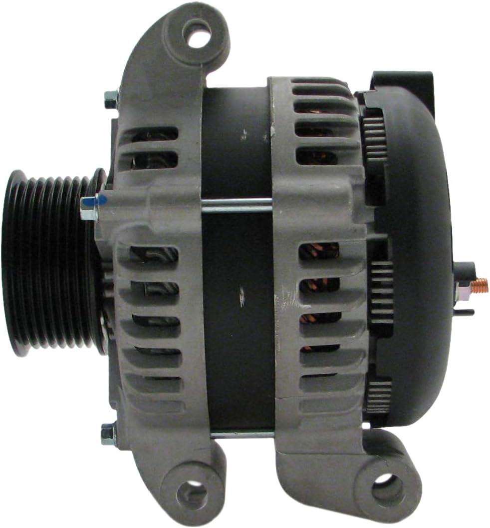 New Alternator Compatible with Ford F-250 F-350 F-450 F-550 Super Duty V8 6.4L Eng 2008 2009 2010 Replaces 104210-6100 104210-6102 104210-6103 AMP6103 7C3T-10300-EE 7C3Z-10346-EA GL-917 13-9738