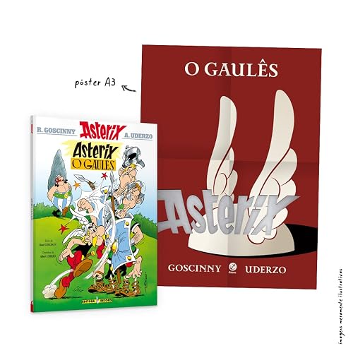 Asterix, O Gaulês (Nº 1 As aventuras de Asterix) - Acompanha pôster