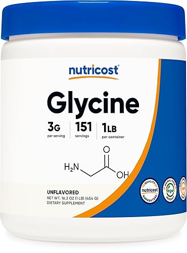 Glycine Powder 1lb - Non-GMO, Gluten Free