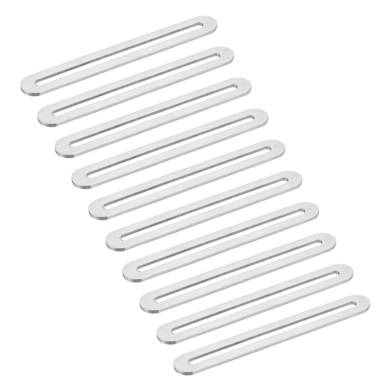 Support de plaque de réparation plat réglable avec fente 15,5x1,9 cm uxcell